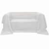 vidaXL Fodera per Divano in Micro-Camoscio Crema 270 x 350 cm