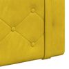 vidaXL Testata appesa Giallo 210 x 55 x 5 cm Velluto