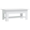 vidaXL Tavolino da Salotto Bianco 102x55x42 cm in Truciolato