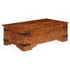 vidaXL Tavolino da Salotto in Legno Acacia Finitura Ambra 110x55x35 cm