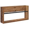 vidaXL Scaffale per riviste Legno vecchio 60 x 12 x 30 cm