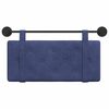vidaXL Testata appesa Blu Polizia 100 x 55 x 5 cm Velluto