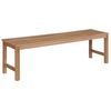 vidaXL Panca da Giardino con Cuscino Antracite 150 cm Legno di Teak