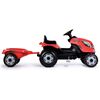Smoby Trattore Cavalcabile per Bambini con Rimorchio Farmer XL Rosso