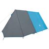 vidaXL Tenda da Campeggio per 3 Persone Blu Impermeabile