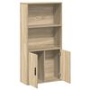 vidaXL Libreria Rovere Sonoma 60x24x120 cm in Legno Multistrato