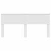 vidaXL Testiera Bianco 180 cm Legno multistrato