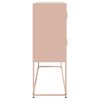 vidaXL Credenza Rosa 100,5x39x107 cm in Acciaio