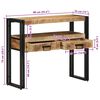 vidaXL Tavolo consolle Marrone 90 x 33 x 75 cm legno massello di mango