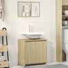 vidaXL Set Mobili da Bagno 2 pz Rovere Sonoma in Legno Multistrato