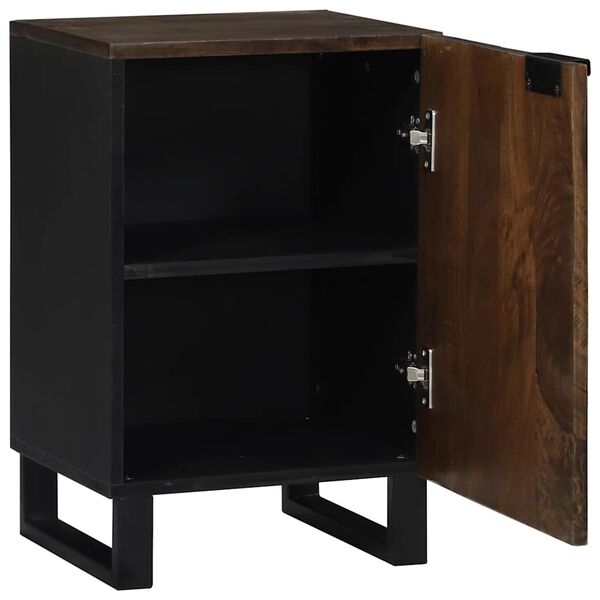 vidaXL Armadio per Lavabo da Bagno con porta Noce 38 x 33,5 x 58 cm