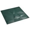 vidaXL Pannelli da parete 24 pz 50 x 50 cm Verde Schiuma XPS
