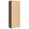 vidaXL Credenza Rovere Marrone 70x42,5x185 cm in Legno Multistrato