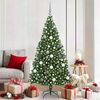 vidaXL Albero di Natale artificiale con 300 LED Verde 180 cm