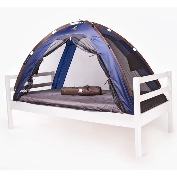DERYAN Tenda per Dormire con Zanzariera 200x90x110 cm Blu