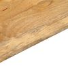 vidaXL Piano per Tavolo 80x20x3,8 cm Rettangolare Legno Massello Mango