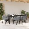 vidaXL Set da Pranzo per Giardino 7 pcs Antracite