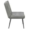 vidaXL Sedia Relax 64x74x84 cm Grigio Chiaro in Velluto