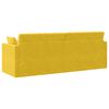 vidaXL Divano-letto da pavimento 200cm Giallo Velluto