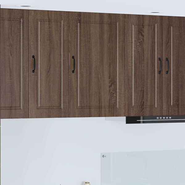 vidaXL Mobile da cucina con lo scaffale Rovere Marrone 50 x 31 x 80 cm
