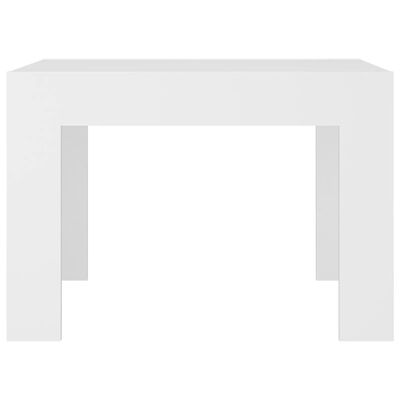 vidaXL Tavolino da Salotto Bianco 50x50x35 cm in Truciolato