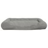 vidaXL Cuccia per Cani con Cuscini Grigio 135x110x23 cm Tessuto Oxford