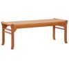vidaXL Panca da Giardino 2 Posti 120 cm in Legno Massello di Eucalipto