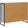 vidaXL Mobile laterale Grigio Sonoma 96,5 x 30 x 75 cm