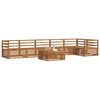 vidaXL Set di divani da esterno 7 pcs Naturale