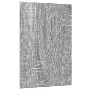 vidaXL Pannelli decorativi 12 pz Sonoma grigio 30 x 42 x 0,27 cm
