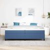 vidaXL Struttura letto piattaforma Blu 200 x 200 cm Tessuto in Cords