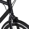 vidaXL Bicicletta a Scatto Fisso Nera 700c 55 cm