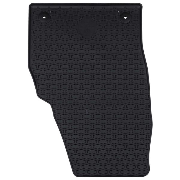 vidaXL Tappetino per Auto 4 pcs Nero VW POLO , TAIGO Gomma