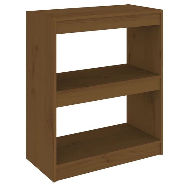 vidaXL Libreria/Divisorio Ambra 60x30x71,5 cm Legno Massello di Pino