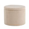 Venture Home Pouf Dunken 51x51x43 cm Pelliccia Beige