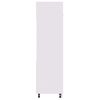 vidaXL Mobile per Frigo “Lyon” Bianco 60x57x207 cm Legno Multistrato