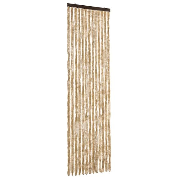 vidaXL Zanzariera Beige 56x200 cm Ciniglia