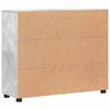 vidaXL Credenza con porta FLORIN Grigio cemento 88,5 x 30,5 x 73 cm