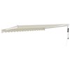vidaXL Tenda Sole Automatica Retrattile Crema 4x3 m
