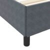 vidaXL Struttura del letto Grigio scuro 140 x 200 cm Tessuto