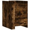 vidaXL Comodino Rovere Fumo 45x50x65 cm in Legno Multistrato