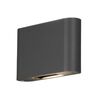 KONSTSMIDE Lampada da Parete a LED Chieri 2x6 W Antracite
