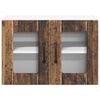 vidaXL Mobile da cucina 2 pcs Legno vecchio 60 x 31 x 40 cm