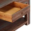 vidaXL Tavolino da Salotto in Legno Massello Vintage 88x50x38 cm