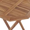 vidaXL Set da Pranzo per Giardino 3 pz in Legno Massello di Teak