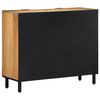 vidaXL Credenza Marrone 90x33x75 cm in Legno Massello di Mango