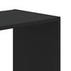 vidaXL Libreria Nera 102x32x102 cm in Legno Multistrato