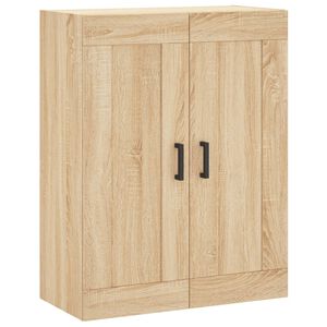 vidaXL Mobile a Parete Rovere Sonoma 69,5x34x90 cm Legno Multistrato