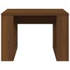vidaXL Tavolino da Salotto Rovere Marrone 50x50x35cm Legno Multistrato