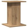 vidaXL Supporti Altoparlanti 2 pz Rovere 30x30x40 cm in Multistrato